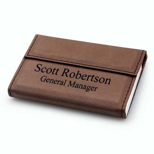 Advantages of engraved business card holders